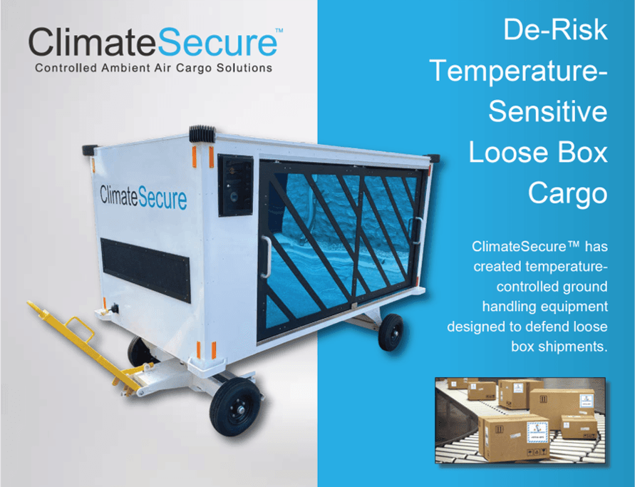 OnAsset and ClimateSecure Partner to De-risk Temperature-Controlled Ground Handling Processes